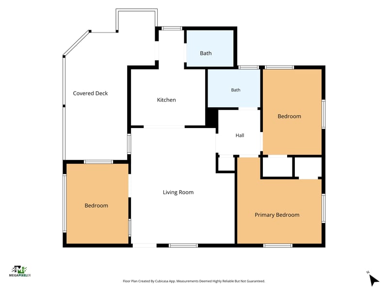 Floor plan 1 drawn by Megapixeler, Ernest St, Jacksonville