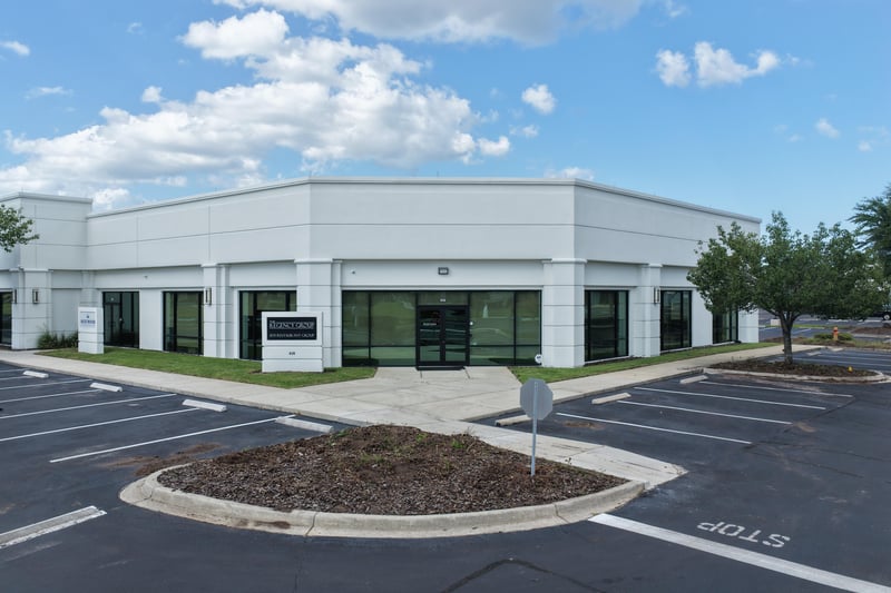 Building front with landscaped curb and parking at 10550 Deerwood Park Blvd, Jacksonville, FL 32256