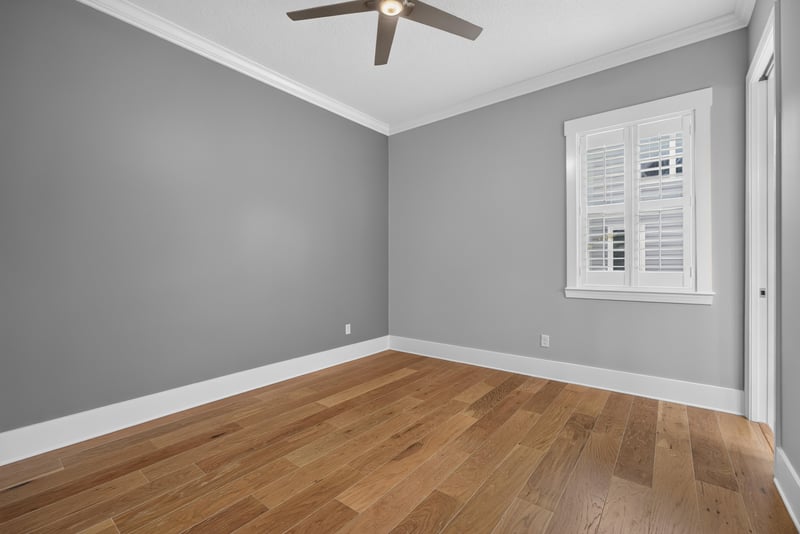 Bedroom with wood floor at 186 Freshwater Dr