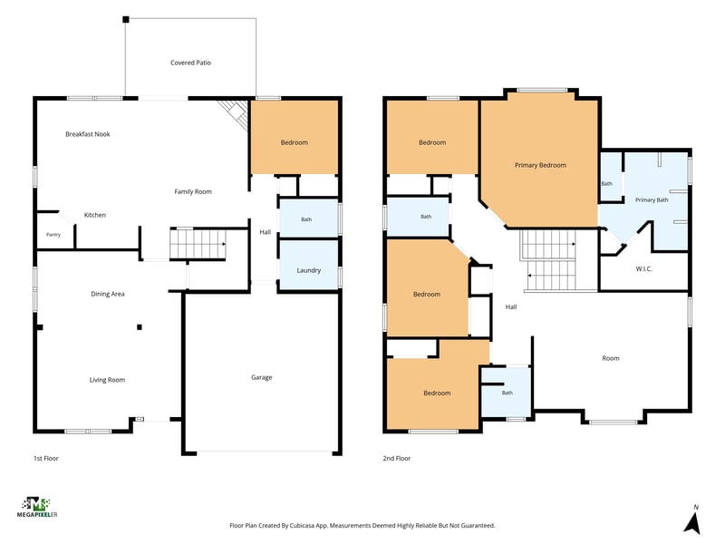 Floor plan 3 drawn by Megapixeler, Middlebrook Dr, Orange Park