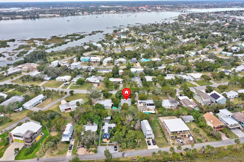 Aerials at 132 Menendez Rd, St. Augustine, FL 32080