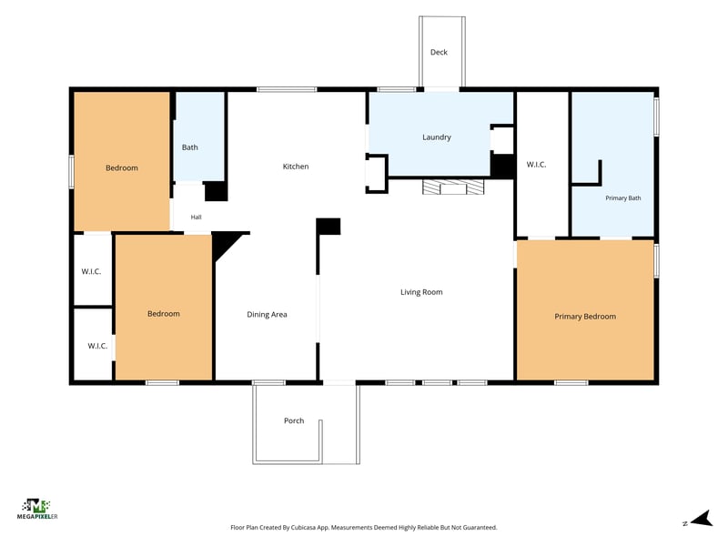 Floor plan 1 drawn by Megapixeler, Robin Ln, Middleburg