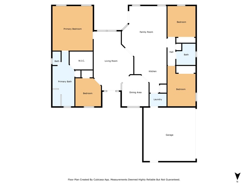 Floorplan at 2961 Shady Ridge Ct, Middleburg, FL 32068