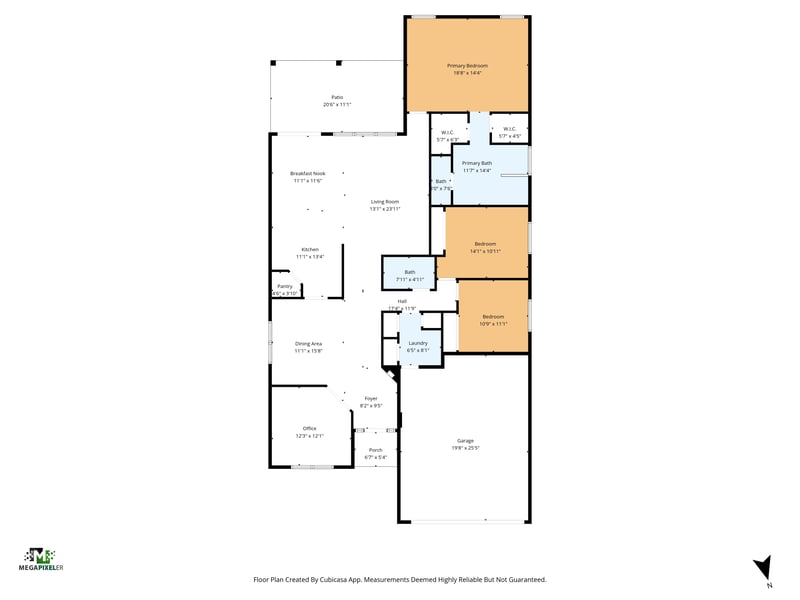 Floorplan at 13863 Devan Lee Dr E, Jacksonville, FL 32226