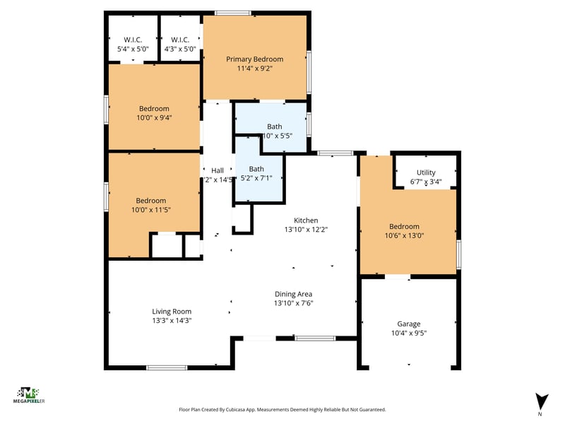 Floorplan at 217 Carver St W, St. Augustine, FL 32080