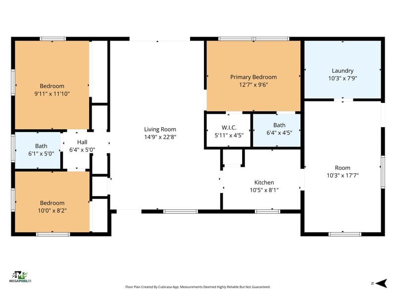 Floorplan at 2839 Loran Dr W, Jacksonville, FL 32216