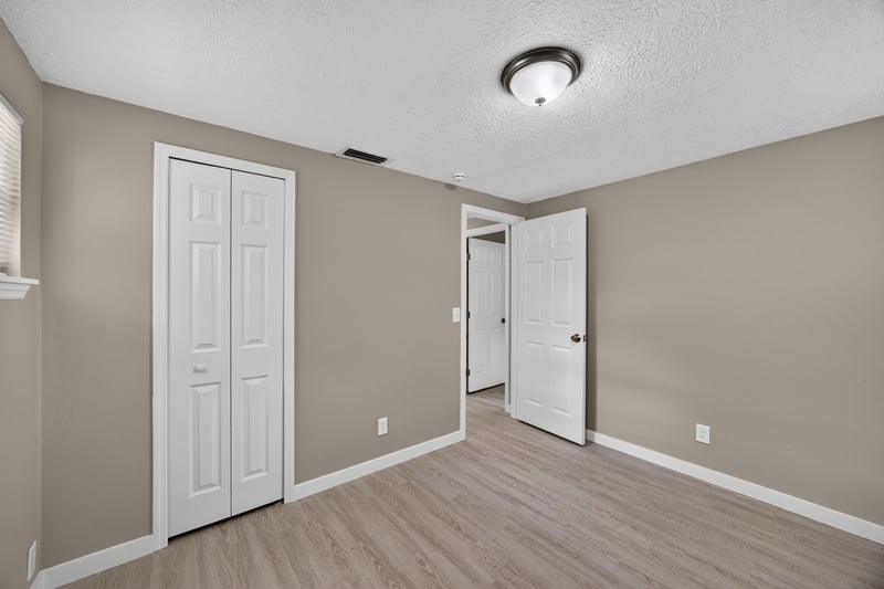 Hallway with multiple doors at 184 Draco St, Orange Park, FL 32073