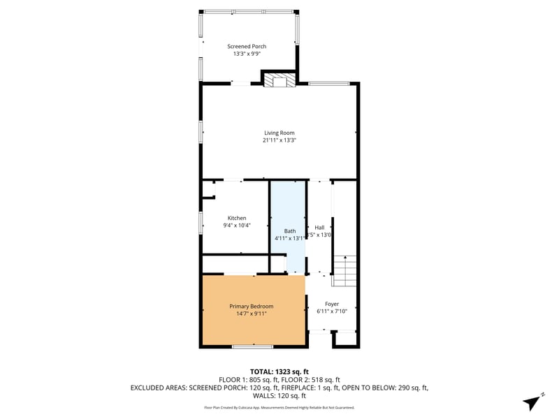 Floor plan 1 of 3945 Oak St, Jacksonville, FL 32205