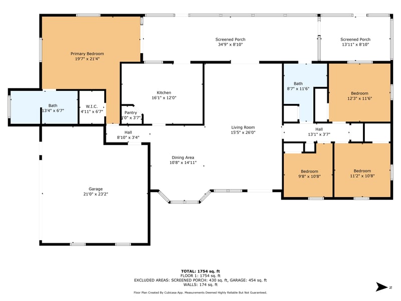Floor plan 1 of 4041 Saddlehorn Trail, Middleburg, FL 32068