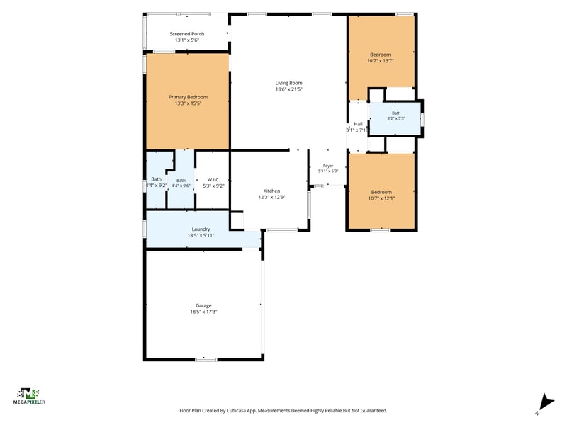 Floor plan 2 of 2460 San Sago Ln, Jacksonville, FL 32216