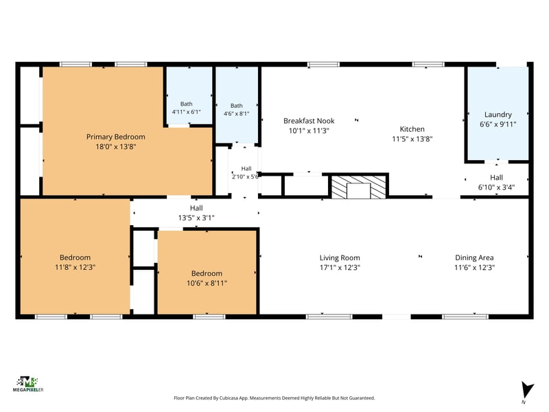 Floorplan at 580 Arthur Moore Dr, Green Cove Springs, FL 32043