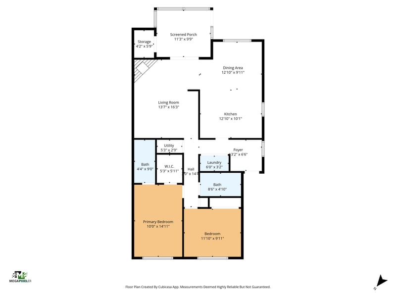 Floorplan at 8137 Village Gate Ct, Jacksonville, FL 32217