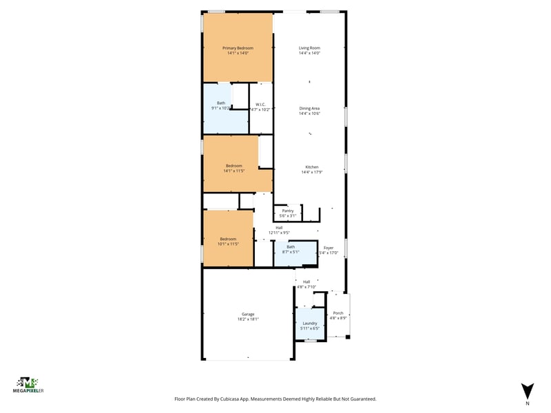 Floorplan at 15679 Strawberry Roan Ct, Jacksonville, FL 32234