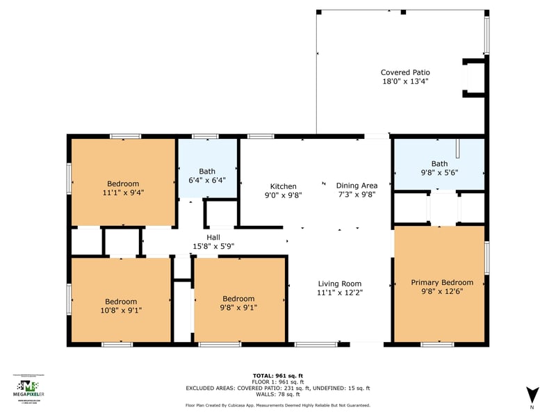 Floor plan 1 of 10268 Craig Dr, Jacksonville, FL 32225
