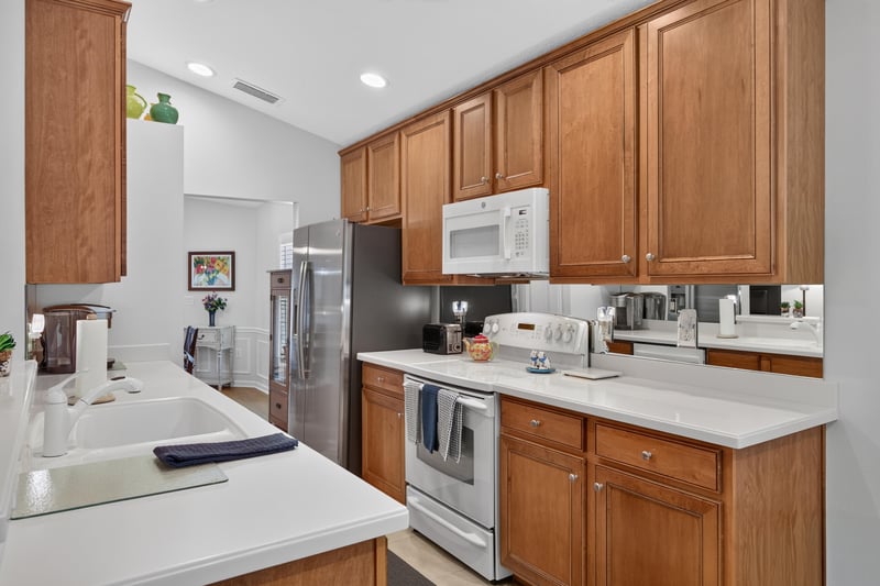 Kitchen with stainless appliances and sink at 11225 Water Spring Cir, Jacksonville, FL 32256