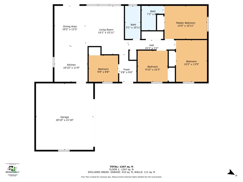 Floor plan 1 of 8390 Scottish Ct, Jacksonville, FL 32244