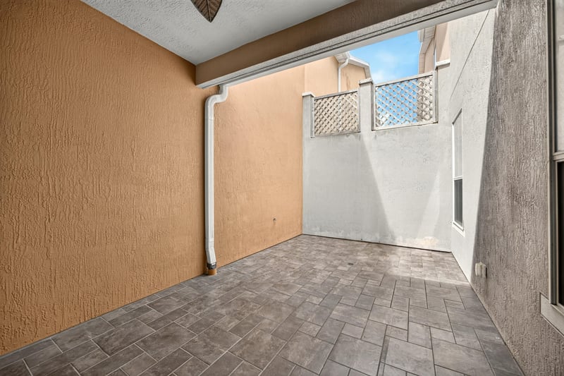 Covered patio with tile flooring at 6217 Eclipse Cir, Jacksonville, FL 32258