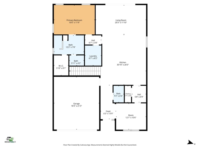 Floor plan 2 of 302 Jennie Lake Ct, St. Augustine, FL 32095