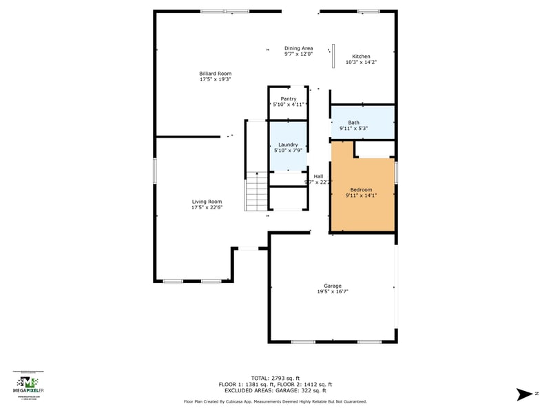 Floorplan at 3520 Oglebay Dr, Green Cove Springs, FL 32043