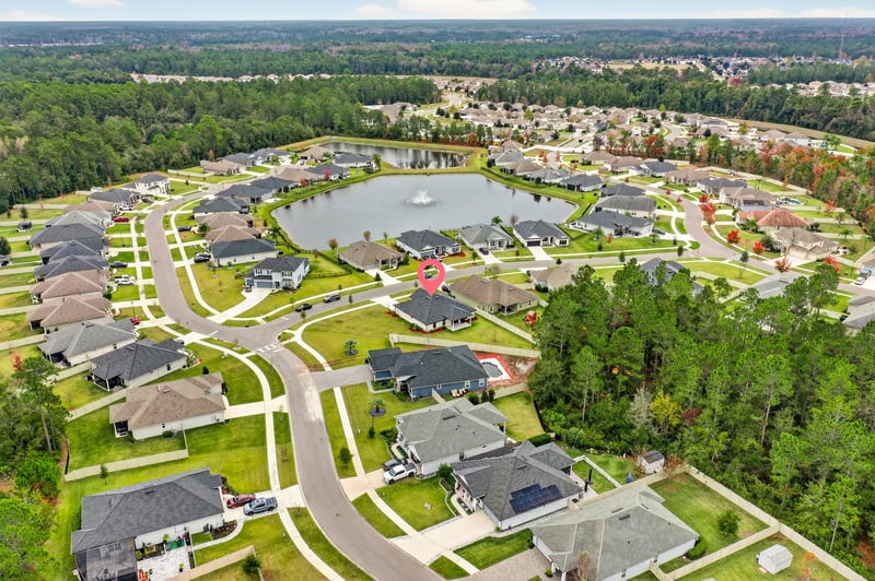 Aerial of Community at 1733 Austin Lk Wy, Middleburg, FL 32068