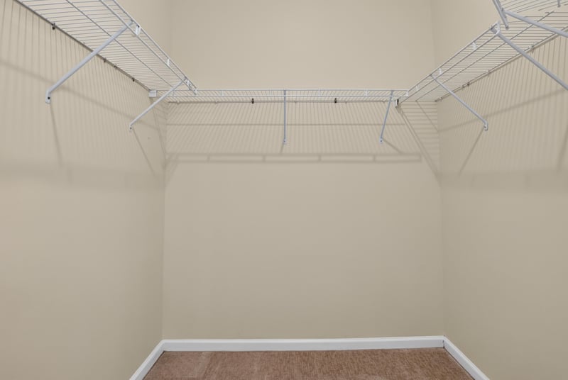 Walk-in closet with wire shelving at 299 John's Creek Pkwy, St. Augustine, FL 32092