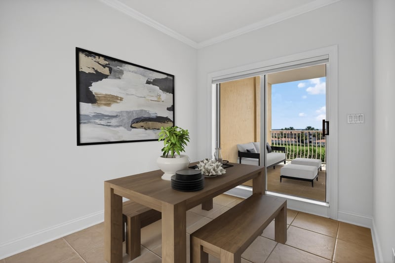 Dining Room at 230 N Serenata Dr., Villa 732, Ponte Vedra Beach, FL 32082