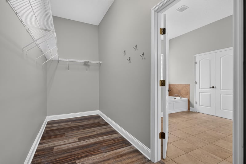 Hallway leading to closet space at 4109 Eagle Landing Pkwy, Orange Park, FL 32065