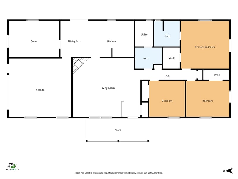 Floor plan 1 drawn by Megapixeler, Maryland Ave, Green Cove Springs