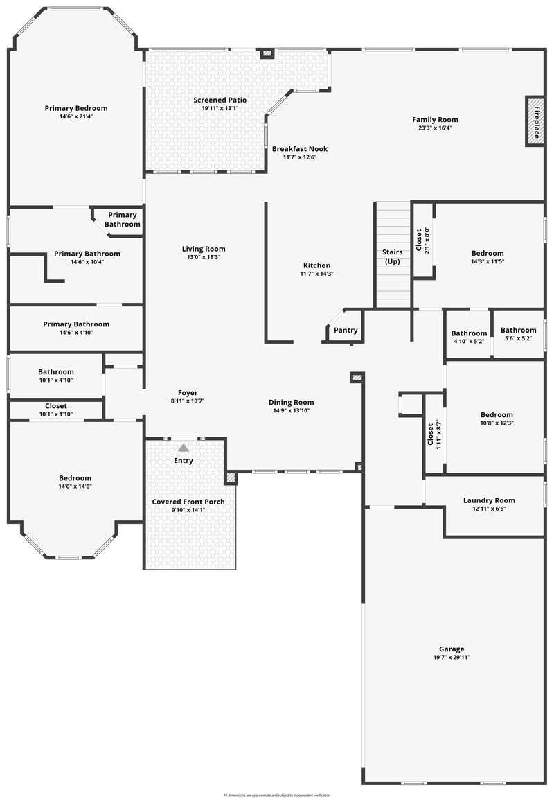 Floor plan 2 of 4109 Eagle Landing Pkwy, Orange Park, FL 32065