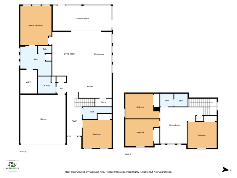 Floor plan 3 of 52 Rose Bud Ln, St. Augustine, FL 32092