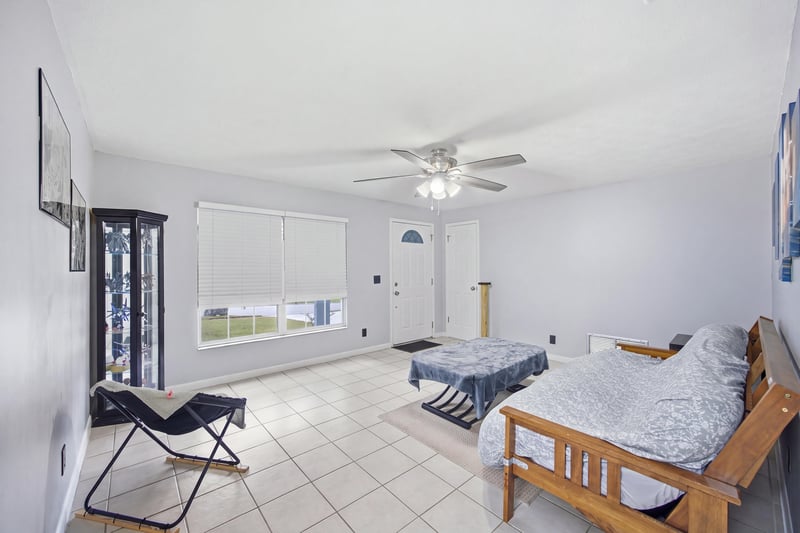 Living room with window and seating area at 417 Capricorn Ln, Orange Park, FL 32073