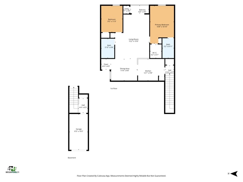 Floorplan at 9401 Osprey Branch Trail unit 4-8, Jacksonville, FL 32257