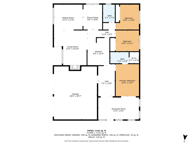 Floor plan 1 of 2517 Feit Ct, Orange Park, FL 32065
