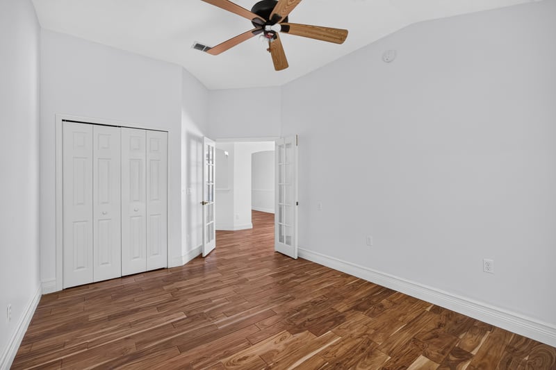 Bedroom panorama with closet and hallway view at 11675 Magnolia Estates Rd, Jacksonville, FL 32223
