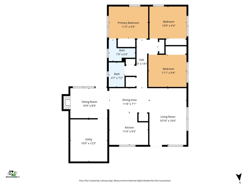Floorplan at 5134 Damascus Rd S, Jacksonville, FL 32207