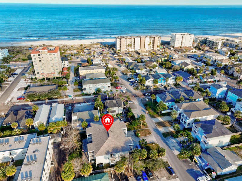 Drone at 221 6th Ave S, Jacksonville Beach, FL 32250