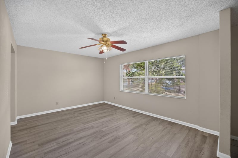 Room with ceiling fan and wood-look flooring at 2658 Trollie Ln apt 1, Jacksonville, FL 32211