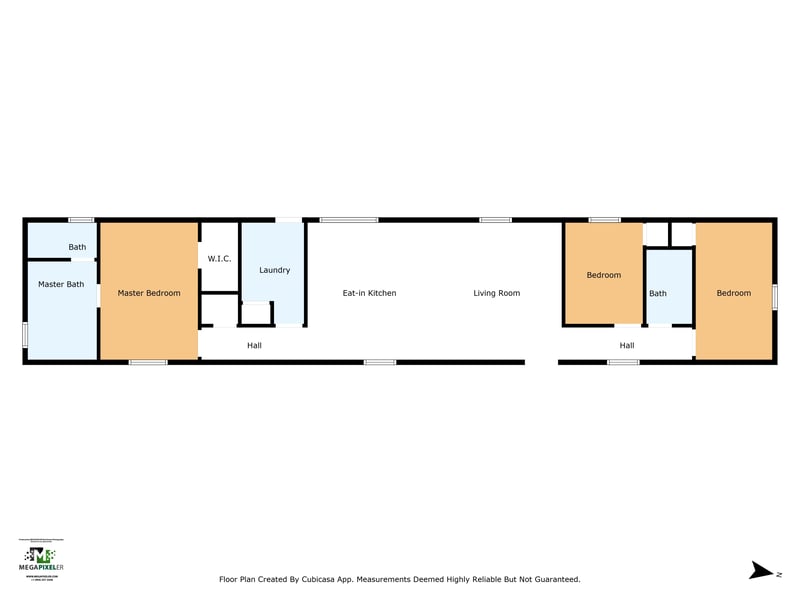 Floorplan at 500 Chaffee Rd S #124, Jacksonville, FL 32221