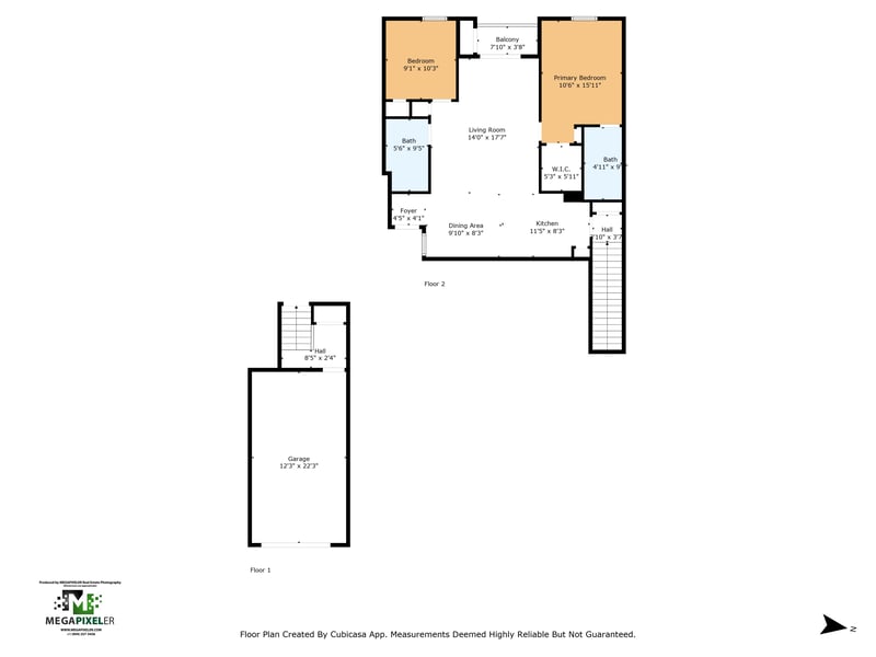 Floor plan 5 of 8196 Cabin Lake Cir unit 108, Jacksonville, FL 32256