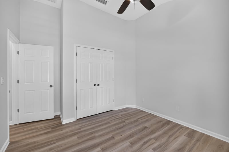 Hallway closet with double doors at 3101 E Banister Rd, St. Augustine, FL 32092