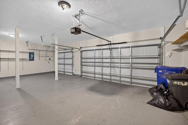 Two-car garage interior at 470 Sparrow Branch Cir, Jacksonville, FL 32259