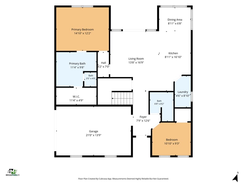 Floor plan 3 drawn by Megapixeler, Camel Cir, Middleburg