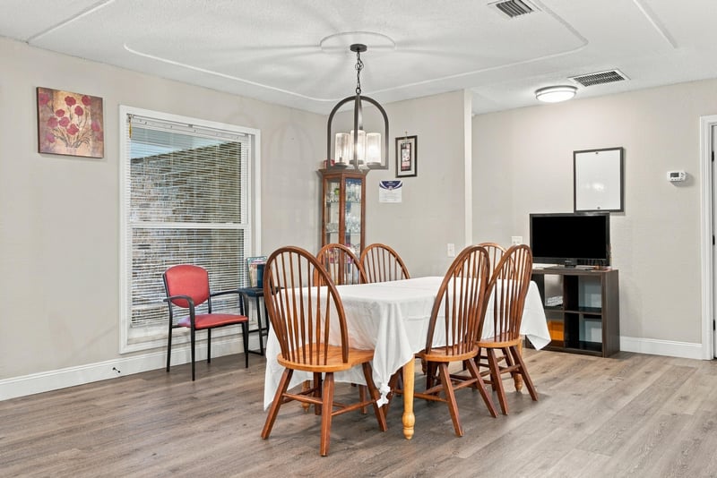 Dining area with table and window light at 357 Dillon Dr, Orange Park, FL