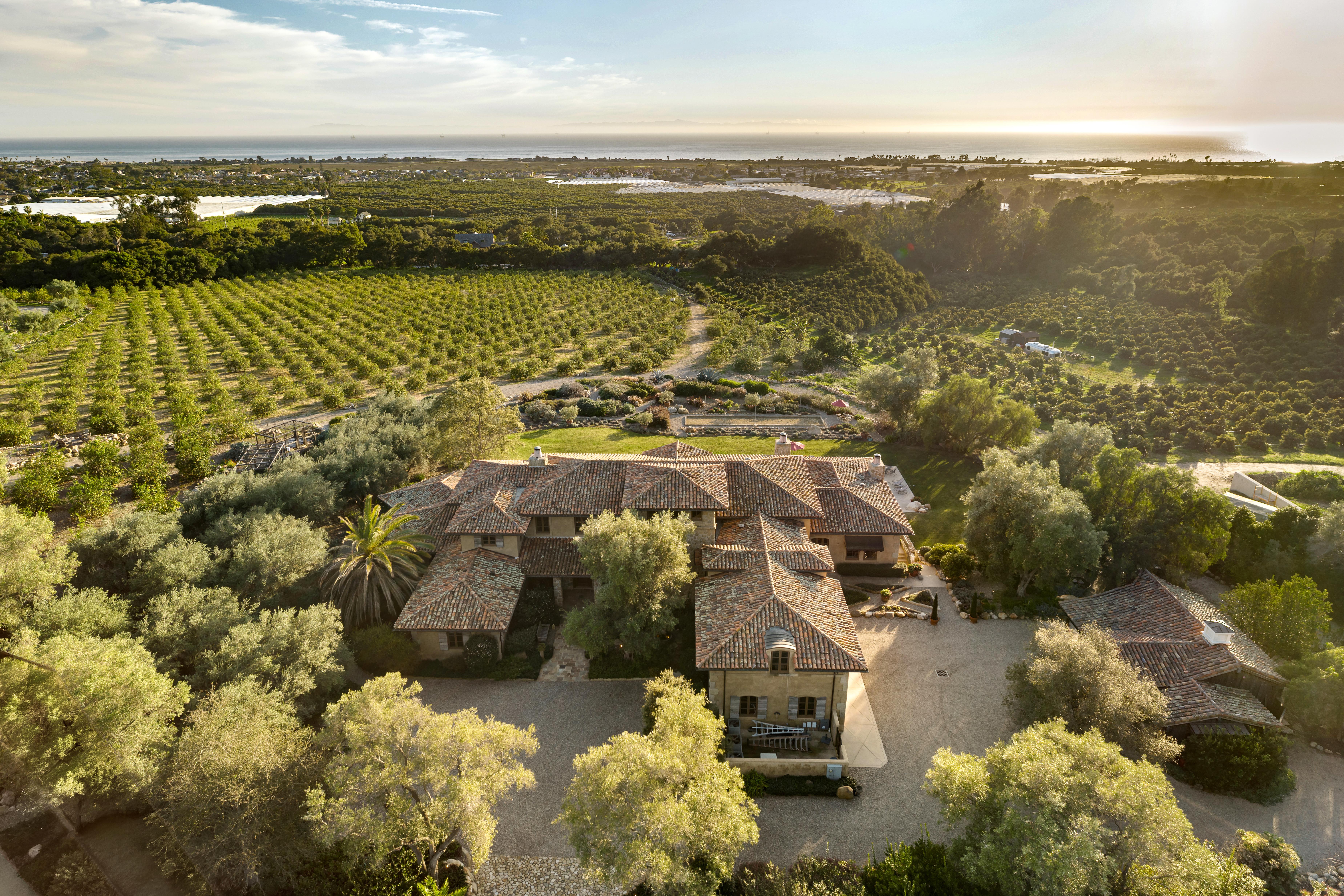 Virtual tour photography and floor plan real estate documentation of the expansive 9,000-square-foot layout at 1915 Monte Alegre Dr, Carpinteria — every room rendered with precision and atmosphere by VirTour Media. Our team captured editorial photography, aerial drone photography via Inspire 3 Cinema Drone, a cinematic property video, a true vertical social media reel, and twilight photography from midday through twilight.