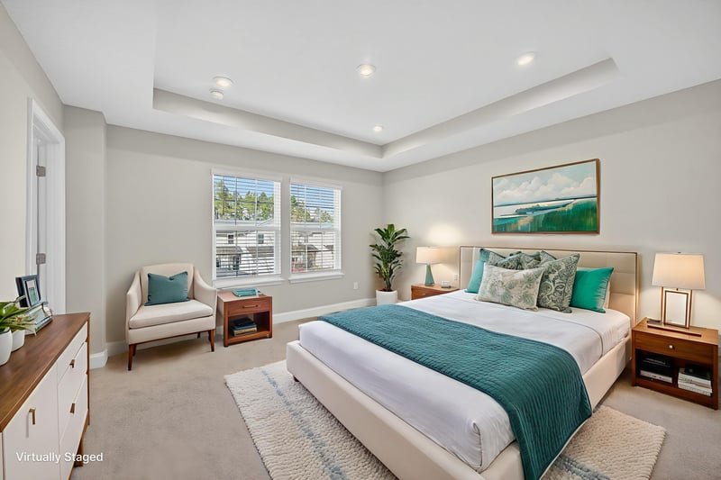 Virtually Staged-Bedroom - Modern at 12072 Calvesta St, Jacksonville, FL 32256
