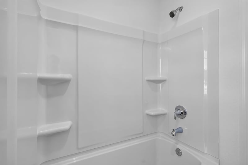 Bathroom tub-shower surround at 269 Bluegrass Wy, St. Augustine, FL 32092