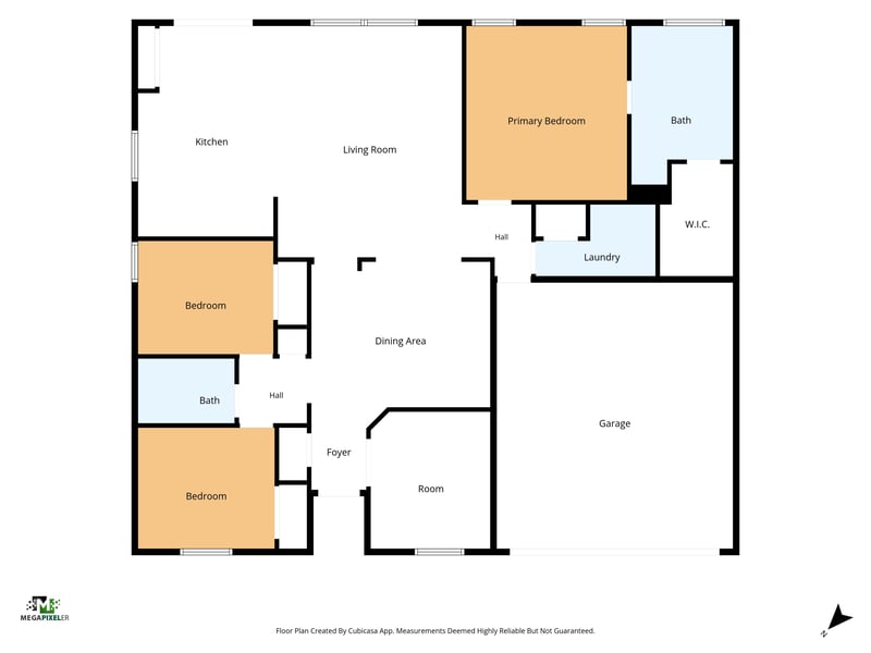 Floor plan 1 drawn by Megapixeler, Creekmont Dr, Middleburg