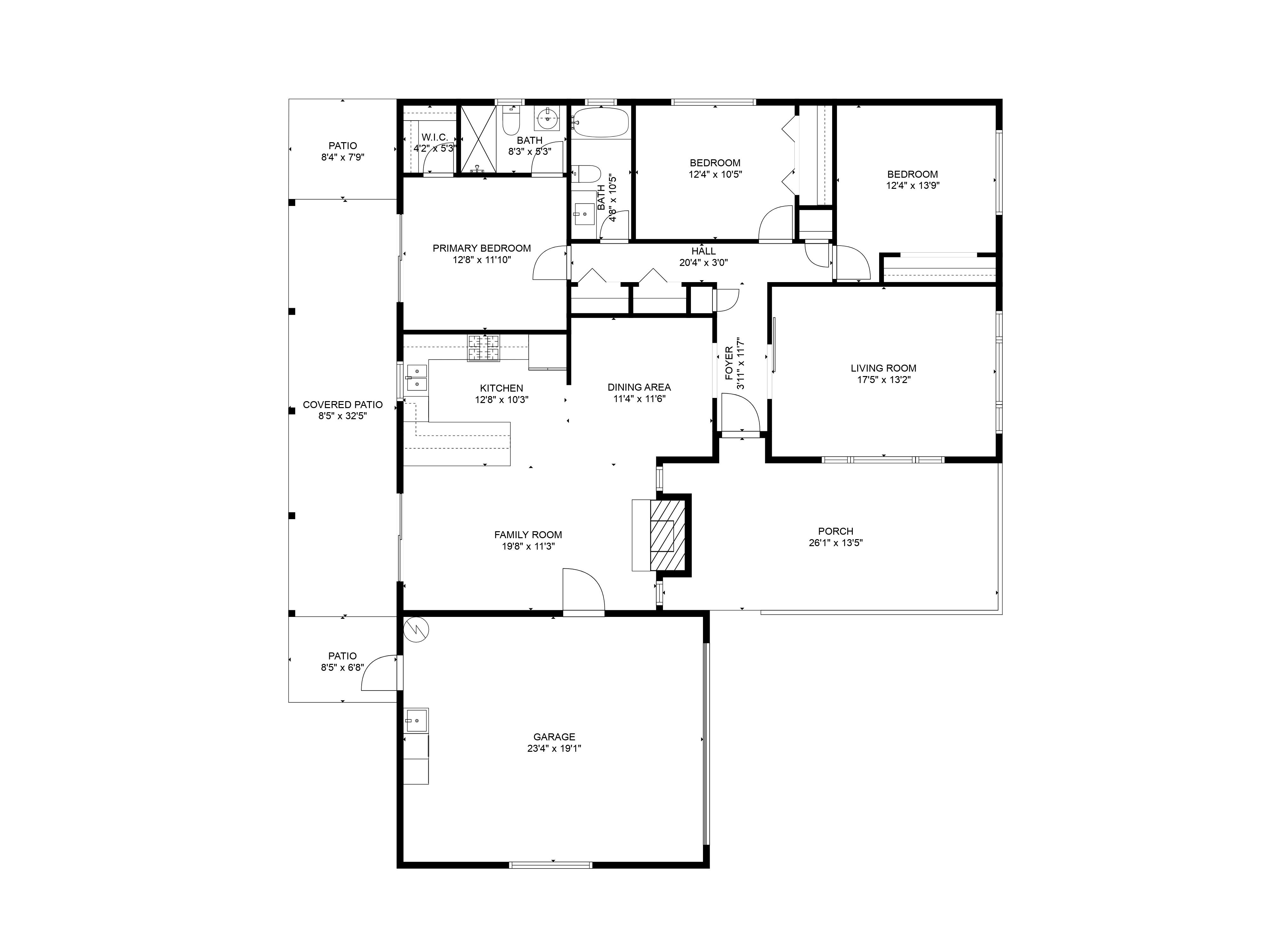 Floor plan 1 for 3608 Gaynor St