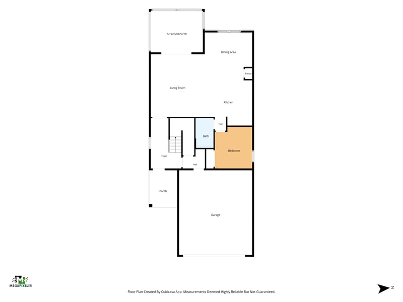 Floor plan 2 drawn by Megapixeler, Torres Trace, St. Augustine