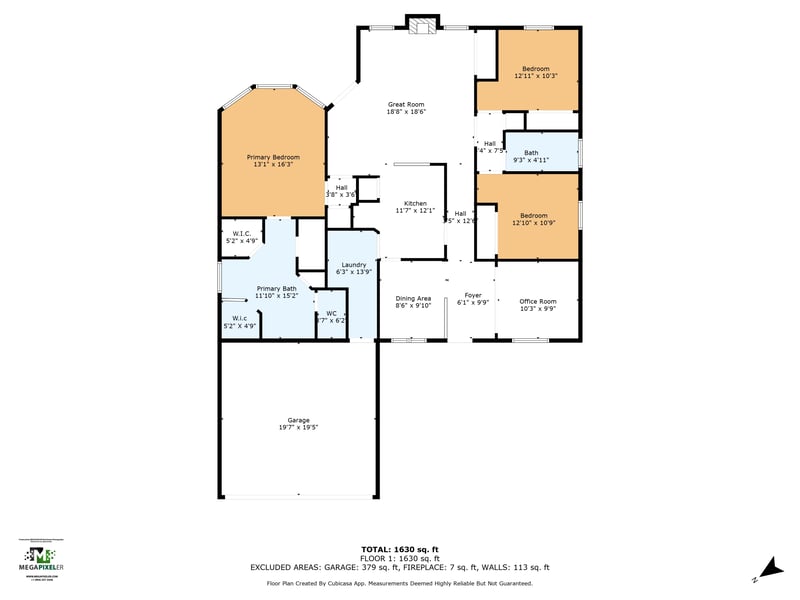 Floor plan 2 of 528 Sparrow Branch Cir, Jacksonville, FL 32259